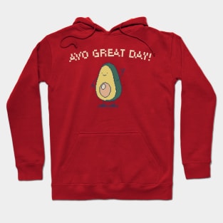 Avo Great Day! 8-Bit Pixel Art Avocado Hoodie